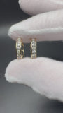15mm 14k Yellow Gold 1ctw VS/VVS Lab Diamond Huggies 3.8g