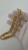 22" 14K Yellow Gold Franco 4mm 52.6g