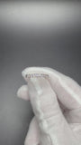 Size 7 Platinum 950 1/2ctw VS/VVS Lab Diamond Half Eternity Band 4.1g