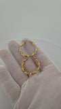 30mm 18K yellow gold twisted hoop earrings, 3.0g – Ott Family Jewelry (5)