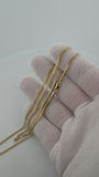 22" 2.5mm solid 14K yellow gold Cuban link chain, 10.45g – Ott Family Jewelry (11)