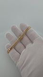 Custom 8" 18K Yellow Gold Handmade Cuban Link Bracelet 6mm 29.44g — Remaining Balance (Sergio Pineda, Order #2675)