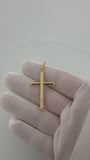 2" 14K yellow gold round cross pendant, 1.96g – Ott Family Jewelry (video)