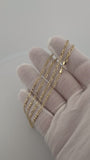 20" 14K Yellow Gold Figaro 2.5mm 4.3g