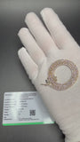 17" 14K Yellow Gold 5.18ctw E-F VS Lab Diamond Tennis EGL Certified – 2mm – 9.70g