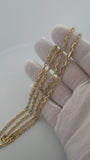26" 14K Yellow Gold Heavy Fancy Anchor 3.5mm 19.44g