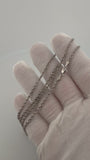 20" 14K White Gold Rope Chain 2.2mm 7.64g