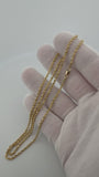 24" 2mm 14K yellow gold rope chain, 9.0g – Ott Family Jewelry (11)