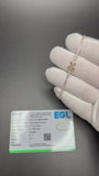 7" 14K Yellow Gold 2.00ctw E-F VS Lab Diamond Tennis EGL Certified – 2mm – 4.5g