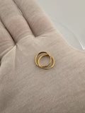 10mm 14k Yellow Gold Clicker Huggies .9g