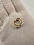 15mm 14k Yellow Gold Huggies 1.2g