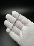 7" Silver 4ctw VS/VVS Lab Diamond Tennis Bracelet 7.2g
