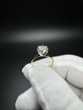 Size 7 14k Yellow Gold 2ct E VVS2 Lab Diamond Solitaire Engagement Ring EGL Certified 2.5g
