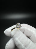 Size 7 14k Yellow Gold 2ct E VVS2 Lab Diamond Solitaire Engagement Ring EGL Certified 2.5g