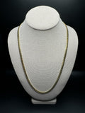 New 24" 14k Yellow Gold Cuban 5mm 46.7g