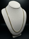 New 24" 14k Yellow Gold Cuban 5mm 46.7g