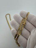 New 24" 14k Yellow Gold Cuban 5mm 46.7g
