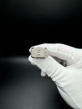 New Size 12.5 10k White Gold est 2ctw Natural Diamond Men's Ring 7.4g