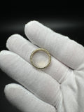 New Size 6.75 18k Yellow Gold 2/3ctw E VVS Lab Diamond Eternity Ring 5mm 5.7g