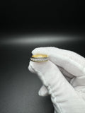 New Size 6.75 18k Yellow Gold 2/3ctw E VVS Lab Diamond Eternity Ring 5mm 5.7g