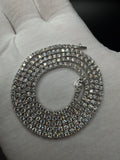 22" 14k white gold 2.5mm lab diamond tennis chain, 13ctw VS/VVS, 19.3g – Ott Family Jewelry (10)