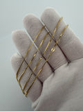 22" 1.1mm 14K yellow gold box chain, 6.02g – Ott Family Jewelry (10)