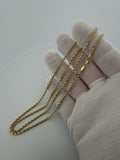 26" 2.5mm 10K yellow gold rope chain, 4.13g – Ott Family Jewelry (10)