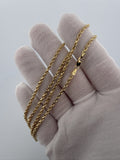 22" 2.5mm 10K yellow gold rope chain, 3.5g – Ott Family Jewelry (10)