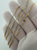 22" 1.1mm 14K yellow gold box chain, 6.02g – Ott Family Jewelry (11)
