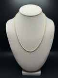 20" 2.5mm 10K yellow gold rope chain, 3.2g – Ott Family Jewelry (1)