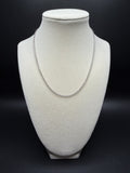 16" 2.5mm 14K white gold cable chain, 5.1g – Ott Family Jewelry (1)