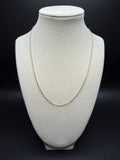 18" 2mm 14K yellow gold paperclip chain, 3.03g – Ott Family Jewelry (1)