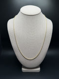 24" 2mm 10K yellow gold rope chain, 3.35g – Ott Family Jewelry (1)