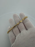 8.25" 4.5mm 14K yellow gold rounded box bracelet, 8.5g – Ott Family Jewelry (1)
