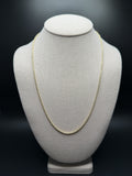 22" 2mm 10K yellow gold rope chain, 3.15g – Ott Family Jewelry (1)
