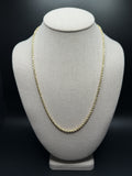 22" 3mm 10K yellow gold rope chain, 5.6g – Ott Family Jewelry (1)