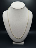 24" 2.5mm 10K yellow gold rope chain, 3.6g – Ott Family Jewelry (2)