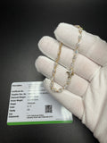 7" 14k yellow gold marquise lab diamond tennis bracelet, 5.96ctw E-F VS, 5.96g – Ott Family Jewelry (2)