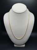 22" 3mm 10K yellow gold rope chain, 5.6g – Ott Family Jewelry (2)