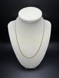 18" 2mm 10K yellow gold rope chain, 2.55g – Ott Family Jewelry (2)