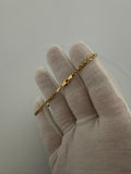 8" 3mm 10K yellow gold rope bracelet, 2.34g – Ott Family Jewelry (2)