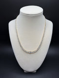 17" 14k yellow gold graduated riviera lab diamond tennis chain, 15.14ctw E-F VS, 16.68g – Ott Family Jewelry (2)
