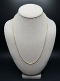 22" 2mm 10K yellow gold rope chain, 3.15g – Ott Family Jewelry (2)