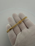 7.5" 5mm 14K yellow gold Cuban bracelet, 15.8g – Ott Family Jewelry (2)