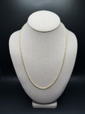 22" 2.5mm 10K yellow gold rope chain, 3.6g – Ott Family Jewelry (2)