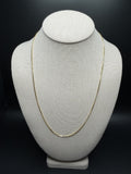 22" 1.1mm 14K yellow gold box chain, 6.02g – Ott Family Jewelry (2)