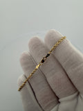 7" 2.5mm 10K yellow gold rope bracelet, 1.4g – Ott Family Jewelry (3)