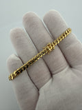 7.5" 5mm 14K yellow gold Cuban bracelet, 15.8g – Ott Family Jewelry (3)