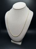 24" 2mm 10K yellow gold rope chain, 3.35g – Ott Family Jewelry (3)