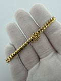 7.5" 5mm 14K yellow gold Cuban bracelet, 15.8g – Ott Family Jewelry (4)